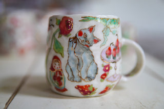 Kitty & Cupcake Platter 15 oz Mug