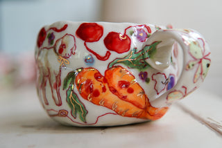 "Lamb & Two Carrots" 14 oz Mug