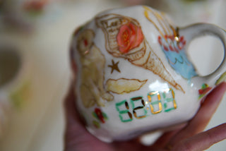 “Pink Rose and Sweet Golden” 16 oz Mug