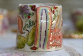 Peach Kitty & Fawn 14 oz Mug
