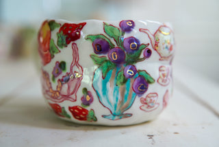 "Doll Face & Confetti Cake" 16 oz Mug