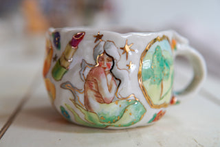 "Tulips & Orange" 14 oz Mug