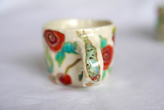 "Siren & Papaya" 7 oz Teacup