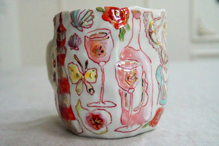Gingham Bikini 14 oz Mug