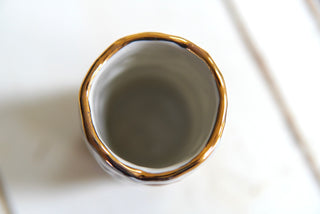 "Siren with Hand on Heart" 5.7" Vessel