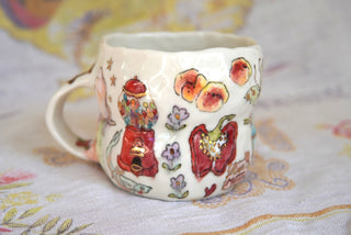 “Strawberry Soda & Gumballs” 18 oz Mug