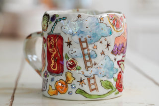Goose & Strawberry Face Mug 20 oz