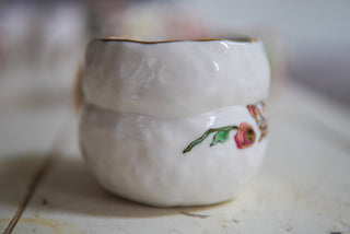 Kitty and One Rose 12 oz Mug