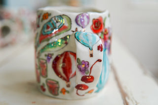 "Caffeine Kitty" 17 oz Mug