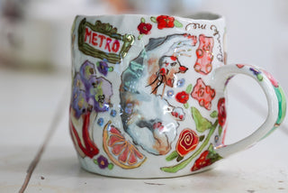 Kitty & Metro Mug 20 oz