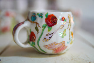 “Four Yellow Boots” 14 oz Mug