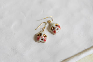 Tiny Puffy Star Earrings (Pair)