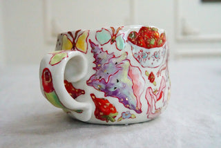 Mermaid & Bluebird 16 oz Mug