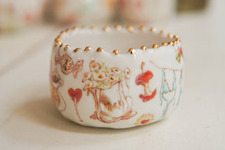 Nostalgia Beaded Treasure Jar III