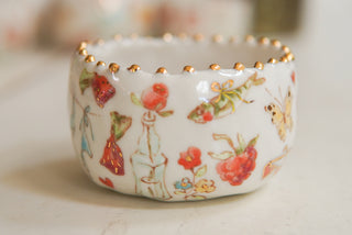 Nostalgia Beaded Treasure Jar III