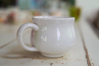 "Two Red Ribbons" Stoneware Mug