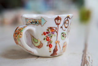 "Pink Champagne" Porcelain Mug