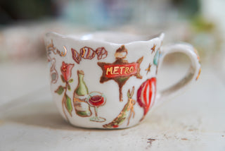 "Metro" Porcelain Mug