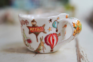 "Metro" Porcelain Mug