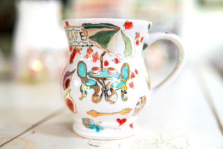 "Cafe & Honey" Large Mug