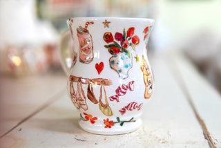 "Cafe & Honey" Large Mug