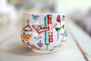 "Oasis Motel" Stoneware Mug