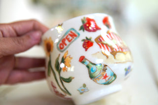 "Hour Glass" Stoneware Mug