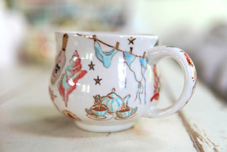 "Blue Bikini" Stoneware Mug