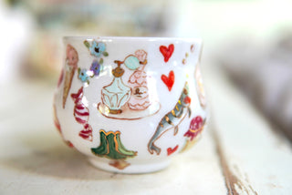 "Blue Bikini" Stoneware Mug