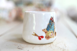"If It Fits, I Sits" Porcelain Mug
