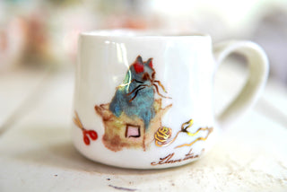 "If It Fits, I Sits" Porcelain Mug