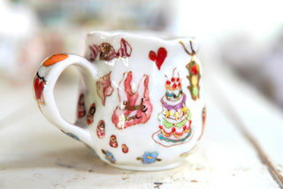 "Seven Matroshkya" Porcelain Mug