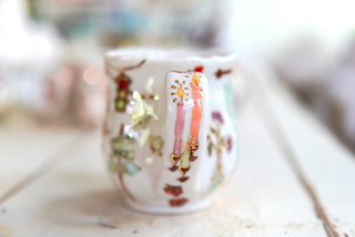 "Books & Pancakes" Porcelain Mug