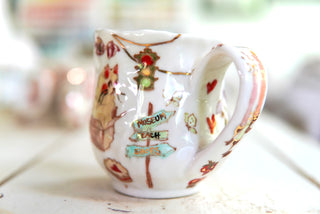 "Books & Pancakes" Porcelain Mug