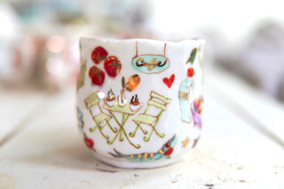 "Yellow Kite" Porcelain Mug