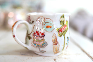 "Yellow Kite" Porcelain Mug