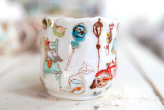 "Blue Dresser" Porcelain Mug