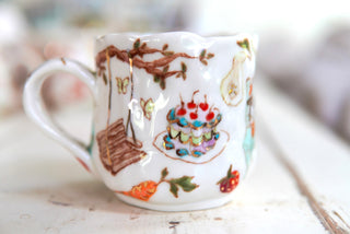 "Blue Dresser" Porcelain Mug