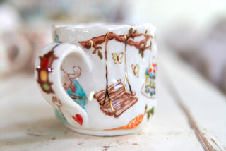 "Blue Dresser" Porcelain Mug