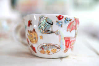 "Gelati Cart" Porcelain Mug