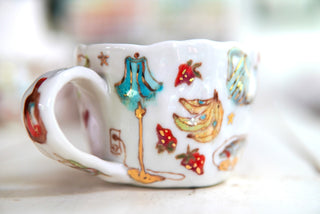 "Gelati Cart" Porcelain Mug