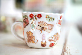 "Drive In & Butter" Porcelain Mug