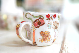 "Drive In & Butter" Porcelain Mug