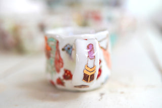 "Pink Espresso Machine" Porcelain Mug