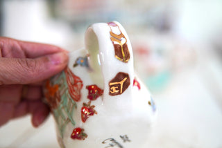 "Pink Espresso Machine" Porcelain Mug