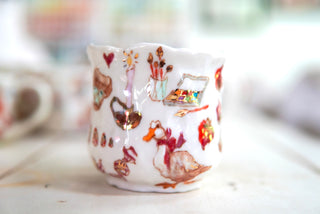 "Water Faucet" Porcelain Mug