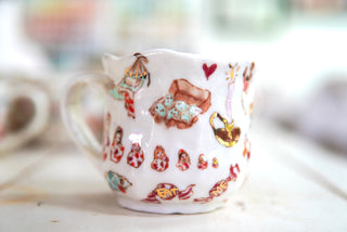 "Water Faucet" Porcelain Mug