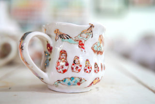 "Water Faucet" Porcelain Mug