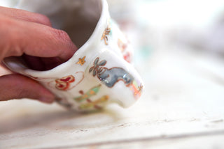 "Water Faucet" Porcelain Mug