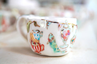 "Candy & Goose" Porcelain Mug